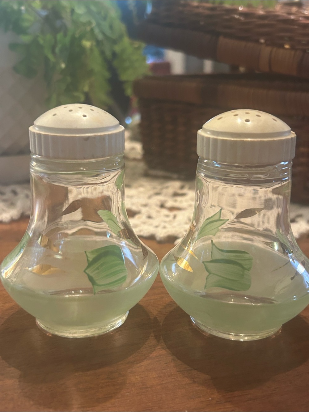 Vintage Bartlett Collins 4” salt and pepper shaker